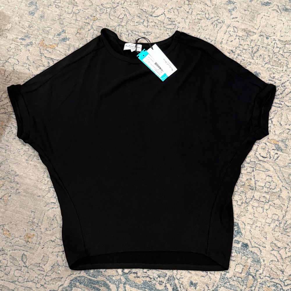 Michael Stars Black Short Sleeve Top